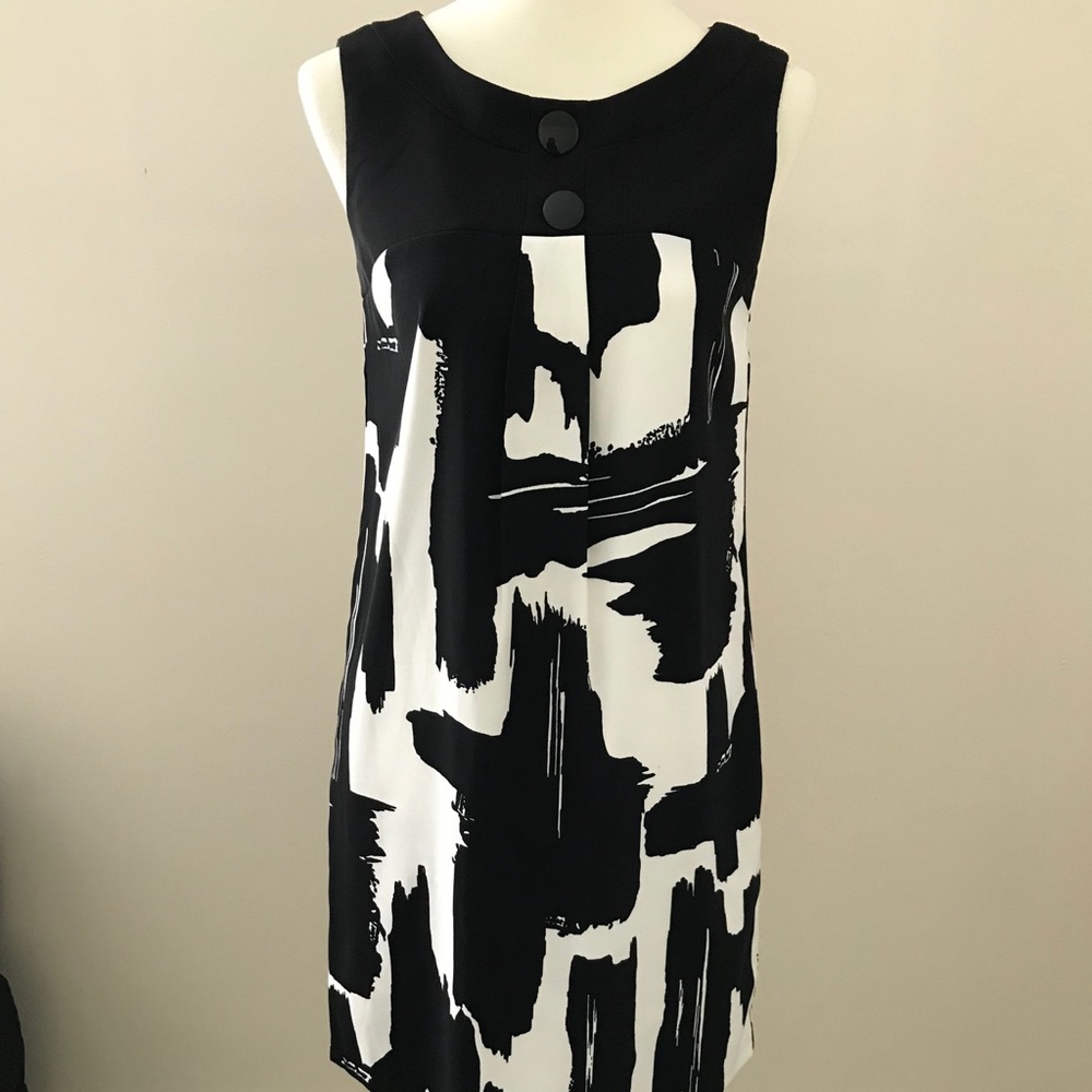 Black & White Shift Dress
